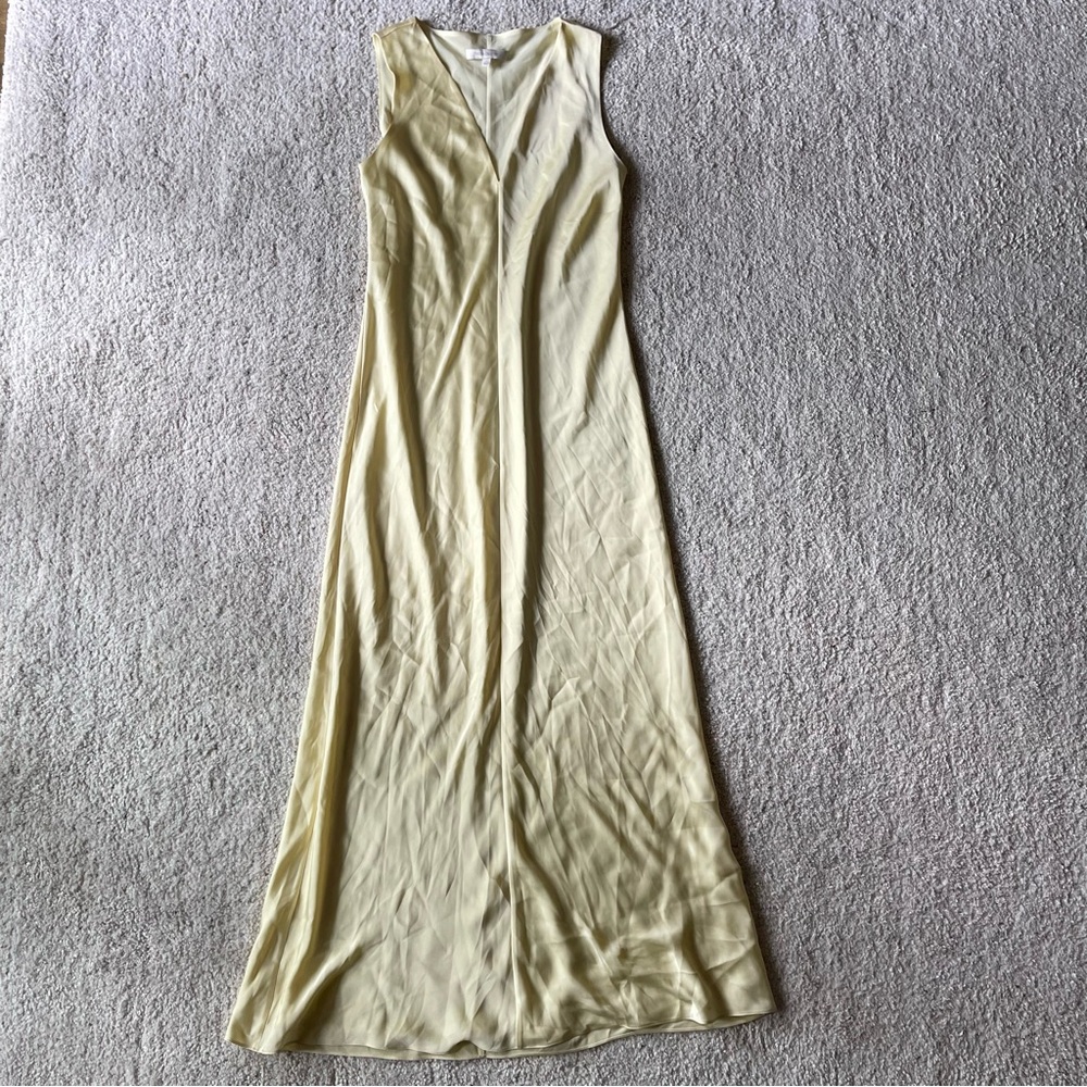 Favorite Daughter Pale Lemon V-Neck Sleeveless Maxi Dress - Picture 4 of 11